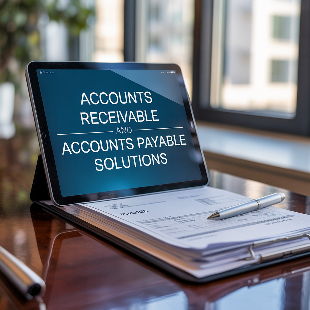 Accounts receivable solutions dashboard for small business bookkeeping by Rocket Bookkeeper.